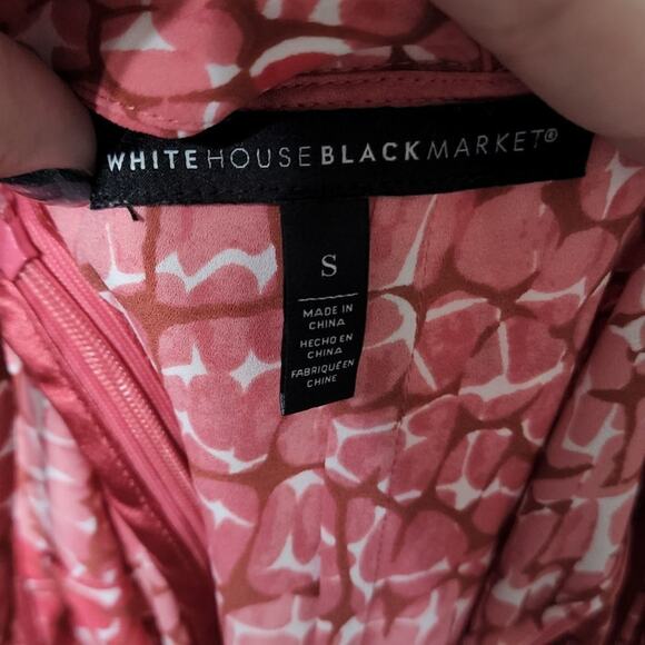 Whbm pink and white ruffle tank top size small - Picture 6 of 7